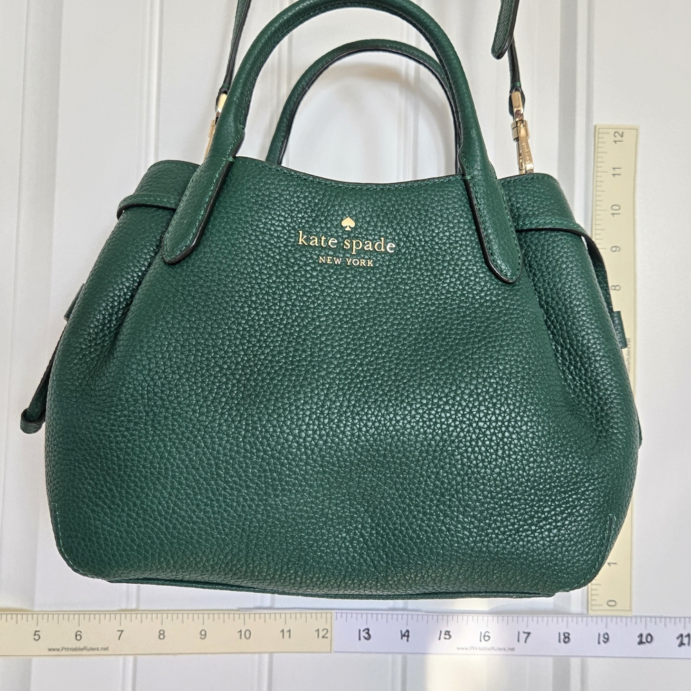 Kate Spade Green Dumpling Satchel, Large